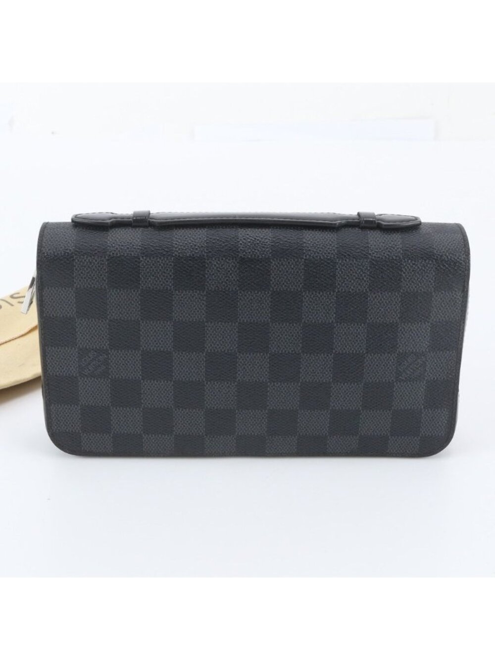Louis Vuitton Damier Graphite Zippy XL Leather Wallet Second Organizer